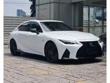 2021 Lexus IS 300 2.0 F Sport Sedan Mode Black Version, IS300, GRADE 5A, ORI 19K KM, RED LEATHER, SUNROOF, 360 CAMERA, BSM, 3 LED HEADLIGHTS