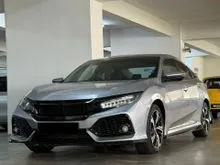 2017 HONDA CIVIC 1.5 TC-P (A) FREE WARRANTY/FULL LED HEADLIGHTS/PADDLE SHIFT/REVERSE CAMERA/MULTI FUNCTION STEERING/POWER SEAT/FULL LEATHER SEAT
