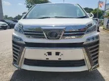 2019 Toyota Vellfire 2.5 ZG NEW FACELIFT, R/MONITOR, DIM, BSM, UNREG