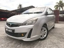 2014 Proton Exora 1.6 Bold CFE Premium , LOW MILEAGE 120K , SERVICE ON TIME , ROOF MONITOR , REVERSE CAMERA , LEATHER SEATS ** 1 OWNER ONLY **