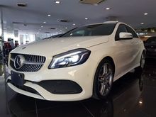 2016 Mercedes-Benz A180 1.6 AMG Sport Hatchback Xenon Light LED Daytime Running Light Reverse Camera Paddle Shift Parktronic Memory Leather Seat