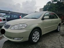 2005 Toyota Altis 1.6 E (A) Harga Body RM19800
