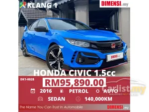 2016 Honda Civic 1.5 TC VTEC Sedan - 0123482823/Fikri