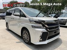 2015 Toyota Vellfire 2.5 Z G Edition