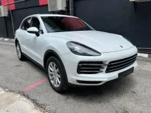 2018 Porsche Cayenne 3.0 White (Bose Sound System, Reverse Camera, Sport Mode, Keyless Start, Electric Seat, Apple Car Play, Power Boot)
