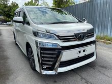 2018 Toyota Vellfire ZG 2.5 SUNROOF MPV