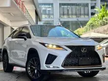 FULL SPEC - BLACK LEATHER - PANO ROOF - HUD - 2021 Lexus RX300 2.0 F-Sport RX NX300