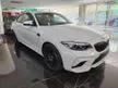 Recon 2019 BMW M2 3.0 COMPETITION PACK COUPE HARMAN KARDON ELMS ADAPTIVE LED KEYLESS ENTRY R/CAMERA (A) OFFER 2019 UNREG - Cars for sale