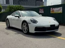 2021 BEST OFFER SUNROOF GREY INT 360CAM BSM PCRASH LANE KEEPING ASSIST APPLE CAR PLAY Porsche 911 Carrera 3.0 UNREG 992