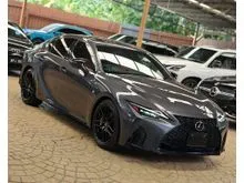 2022 Lexus IS300 2.0 F-Sport Package, GRADE 4.5A, ORI 27K KM, RED LEATHER, SUNROOF, 360 CAMERA, BSM, ANDROID AUTO & APPLE CAR PLAY SYSTEM, 3 LED