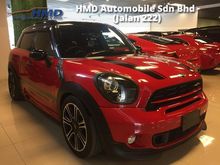 2013 MINI Countryman 1.6 Cooper S ALL4 - JCW - John Cooper Works - Unreg - Local AP - Include GST - No Hidden Info - No Hanky Banky