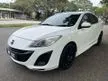 Used Mazda 3 2.0 GLS Sedan (A) 2013 Previous Careful Owner Pearl White Paint Touch Screen Radio TipTop Condition View to Confirm - Cars for sale
