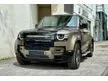 Recon 2020 Land Rover Defender 3.0 P400 X HIGH SPEC HUD 360 Camera ELEC SEAT TAN LEATHER KEYLESS 7 SEATERS