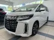 Recon 2022 Toyota Alphard 2.5 SC 7000KM SUNROOF 3 LED APPLE CARPLAY