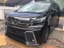 2017 Toyota Vellfire 2.5 ZG PILOT SEATS UNREGISTER
