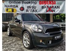 2013 MINI Paceman 1.6 Cooper S Coupe (A) NO PROCESSING FEES