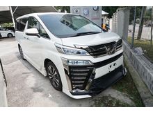 2018 Toyota Vellfire 2.5 Z Golden Edition (A) -UNREG-