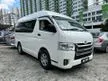 Used 2015 Toyota Hiace 2.5 D (M) Window Van High Roof 11 Seats Android Player Reverse Camera Center Monitor and Aircond