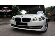 BMW 523i M-SPORT NEW FACELIFT 1 YEAR WARRANTY 2012,GPS SYSTEM,FULL LEATHER SEATS,M-SPORT STEERING,CRYSTAL WHITE IN COLOUR,ONE DATIN OWNER