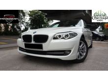 BMW 523i M-SPORT NEW FACELIFT 1 YEAR WARRANTY 2012,GPS SYSTEM,FULL LEATHER SEATS,M-SPORT STEERING,CRYSTAL WHITE IN COLOUR,ONE DATIN OWNER