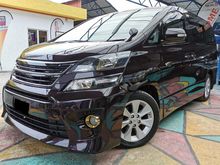 Toyota VELLFIRE 2.4 FACELIFT 7SEAT 2PwDOOR PwBOOT WRRNTY