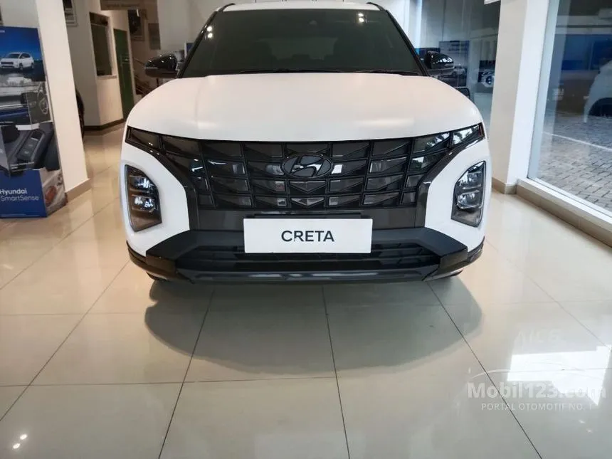 Jual Mobil Hyundai Creta 2024 Trend 1.5 di Banten Automatic Wagon Putih Rp 390.000.000