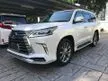Recon 2019 Lexus LX570 5.7 SUV UNREGISTERED FULL SPEC NEGO NEGO