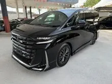 2024 Toyota Vellfire 2.4 Z Premier / SUNROOF / MODELITSA BODYKIT / HUD / DIM / BSM / ROOF MONITOR / SIDE STEP / GRADE 5/A / UNREGS