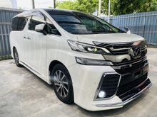 2016 Toyota Vellfire 2.5 Z G Edition MPV