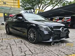 2020 Mercedes-Benz C180 1.5 AMG Line Coupe [7k Km, HUD, Panoramic roof, Red interior]