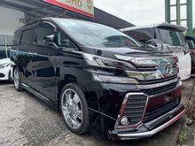 2016 Toyota Vellfire 2.5 ZA Modellista Pre Crash Alpine Monitor 46K KM