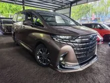 2025 Toyota Alphard 2.5 Z Modelista - FULL SPEC - GRADE 5 - LOW MILEAGE - (UNREGISTERED) - VIEW TO APPRECIATE -
