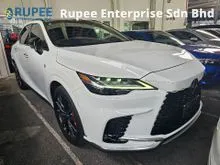 2023 Lexus RX 350 2.4 F Sport Package PANORAMIC ROOF DIGITAL INNER MIRROR BLIND SPOT MONITOR JAPAN HIGH GRADE 5A CAR LOW MILEAGE 12K KM ONLY 360 UNREG
