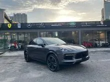 2021 Porsche Cayenne 3.0 Coupe PDLS Plus,Vacuum Door,Panoramic Roof,30K KM,Black Interior,Sport Chrono,Surround Camera,Grey,Gray, 2022,2022, 2020,2020