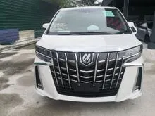 2021 TOYOTA ALPHARD 2.5 SC,SUNROOF,3 EYES LED,GRADE 5AA,6K KM ONLY, DIM MIRROR, BSM,2021 UNREGISTER