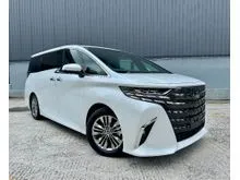 2023 Toyota Alphard 2.5 Z DIM BSM HUD SUNROOF AUTO PARKING SPARE TYRE HIGH SPEC 14K+ KM GRADE 5A JAPAN UNREG