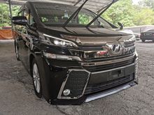 2015 Toyota Vellfire 2.5 Z A Edition MPV ZA GENUINE LOW MILEAGE UNREG