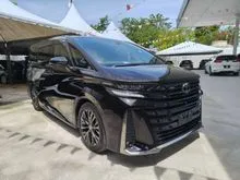 2025 Toyota Vellfire 2.4 Z Premier MPV,GRADE 4.5A,JBL SURROUND SOUND SYSTEM,DIM,BSM,HUD,ROOF MONITOR,,MOONROOF,