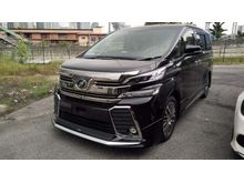 2016 Toyota Vellfire 2.5 ZG PRICE FROM 285K MORE THAN 100 UNITS FOR CHOOSE