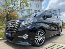 2016 Toyota Alphard 2.5 G Van Wagon Nik2016 Black On Black Km9000 Antik Pilot Seat PBD #AUTOHIGH #BEST OFFER