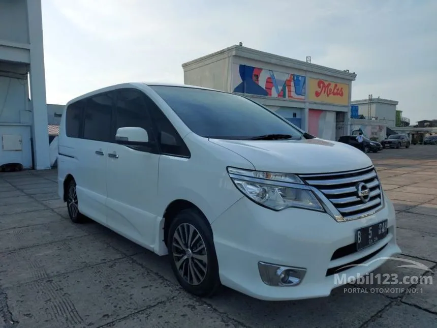 Jual Mobil Nissan Serena 2016 Highway Star 2.0 di Banten Automatic MPV Putih Rp 173.000.000