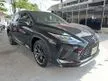 Recon 2020 Lexus RX300 2.0 F Sport /PANROOF / HUD / RED INTERIOR / BSM / POWER BOOT/FULL LEATHER MEMORY SEATS