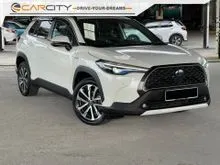 2023 Toyota Corolla Cross 1.8 Hybrid SUV UNDER WARRANTY LOW MILEAGE 43K FULL SERVICE POWER BOOT LEATHER SEAT 360 CAMERA