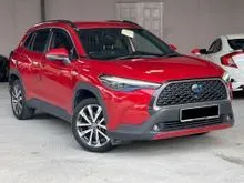 2023 Toyota Corolla Cross 1.8 Hybrid SUV UNDER WARRANTY LOW MILEAGE 43K FULL SERVICE POWER BOOT LEATHER SEAT 360 CAMERA
