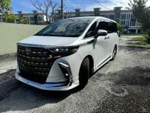 2025 Toyota Alphard 2.5 Z JBL SOUND SYSTEM ORIGENAL MODELLISTA AERO-KIT UNIVERSAL SIDE-STEP HUD 4cam + AUTO-PARKING TWIN-ROOF FULLY LOADED UNREG