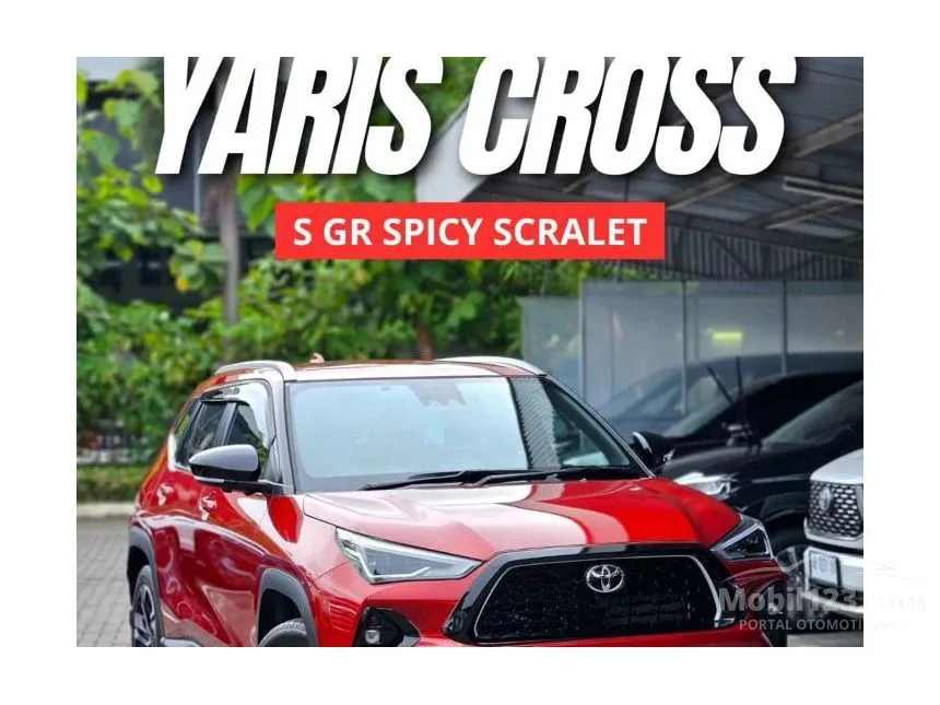 Jual Mobil Toyota Yaris Cross 2023 S GR Parts Aero Package 1.5 di Banten Automatic Wagon Merah Rp 351.000.000