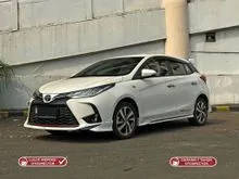 KM 30rb Toyota Yaris Hatchback 1.5 Trd 2021 Putih Service Record Tdp 27jt
