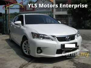 2012 Lexus CT200h 1.8 Luxury Hatchback Hybrid Synergy Pearl White Original Leather Seats Well Maintained 1 Careful Owner Michelin Tires