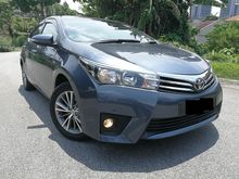 2016 Toyota Corolla Altis 1.8 G-SPEC VVT-I AUTO LEATHER SEAT,DVD PLAYER WITH REVERSE CAMERA 4 NEW TYRE