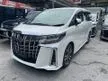 Recon 2020 Toyota Alphard 2.5 G S C Package MPV Full Spec - Cars for sale